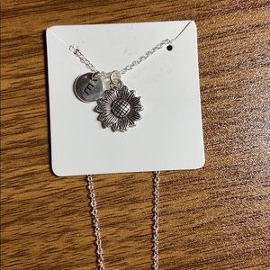 Sunflower necklace